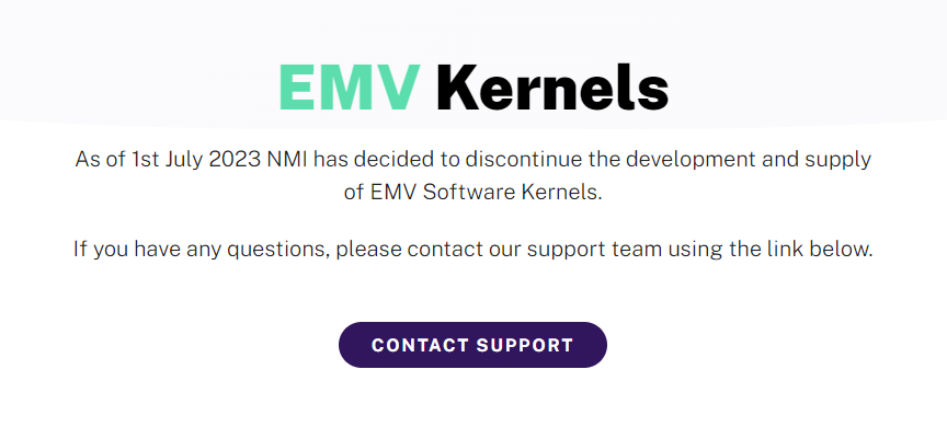 EMV Kernels by NMI: Trusted Payment Software Experts