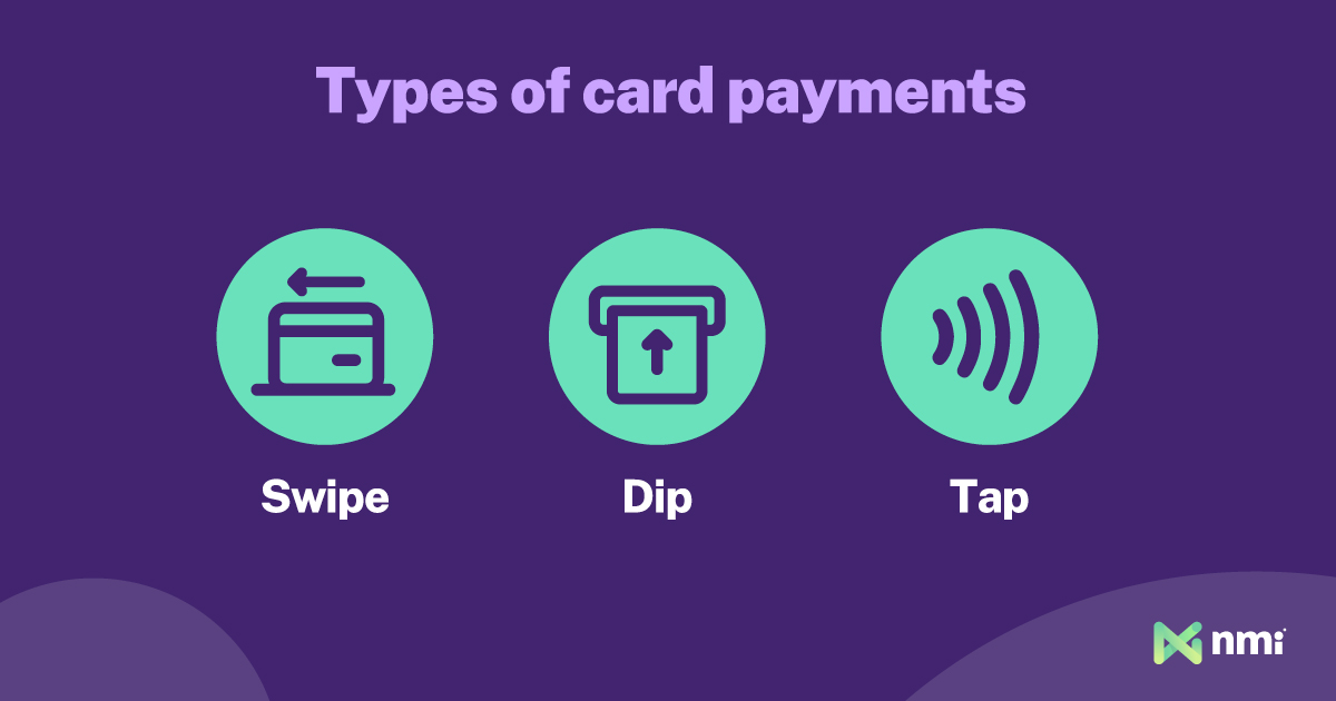 Types of card payments